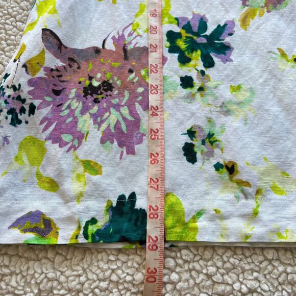 Premise Linen Blend Floral Print Tunic Large - Picture 10 of 10